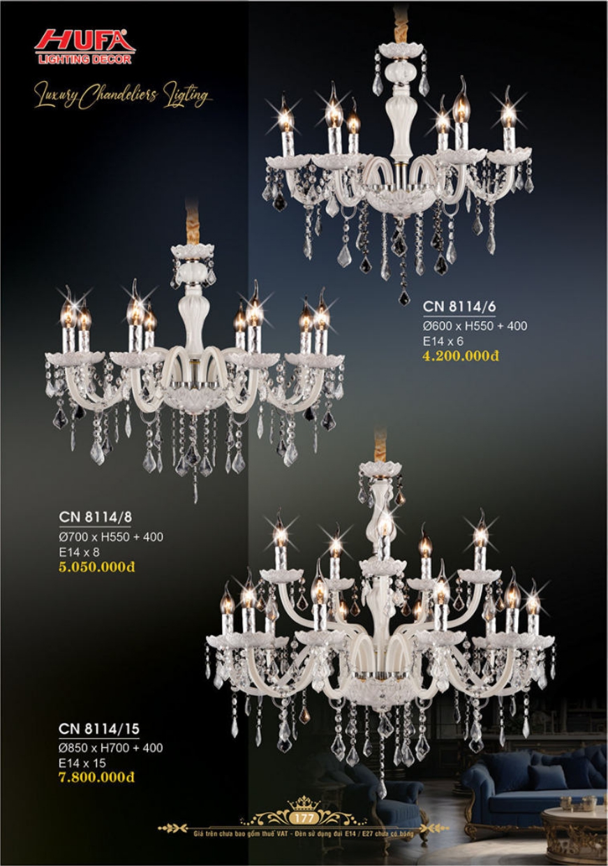 Bảng giá đèn trang trí HUFA